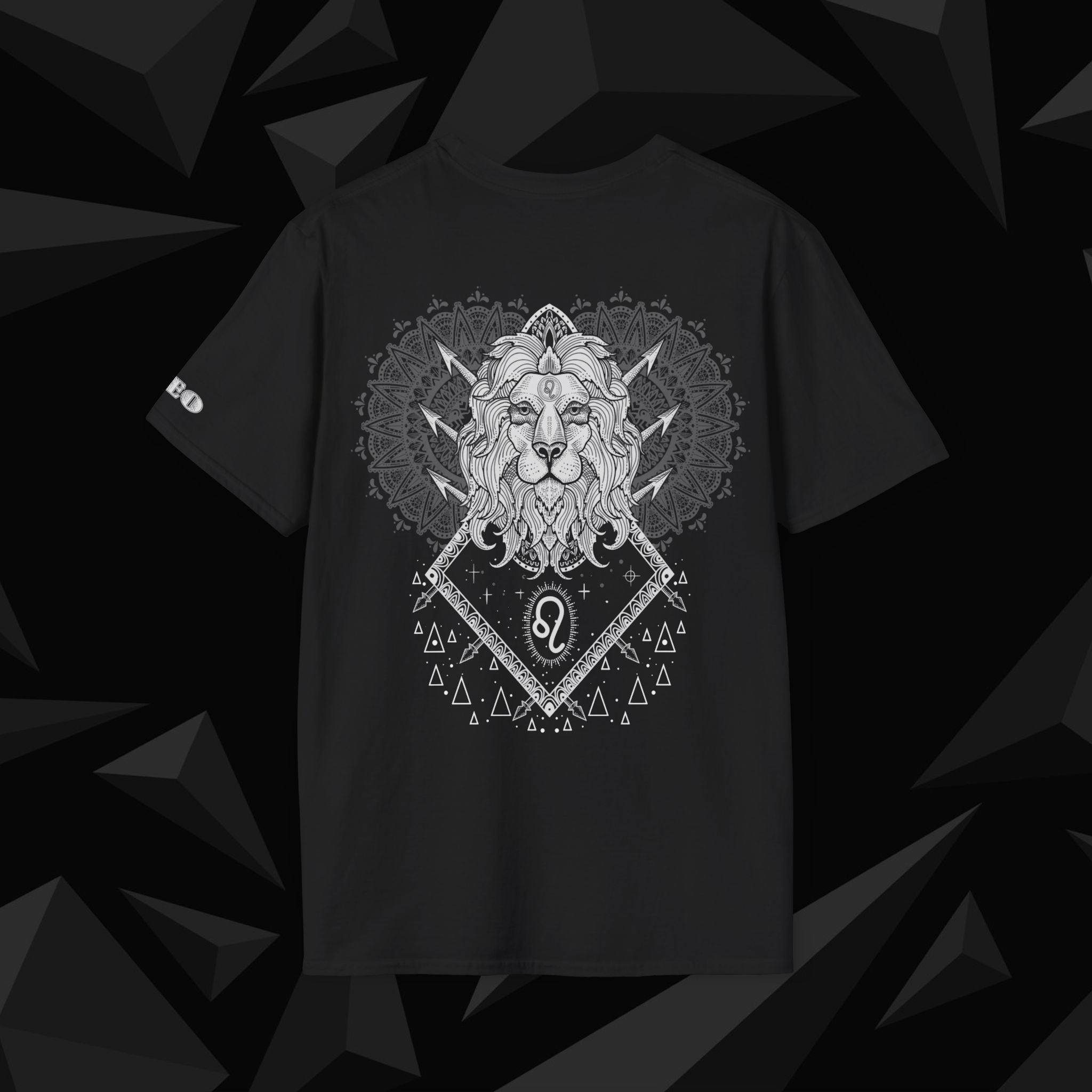 Constellation Graphic Leo Tee - Black
