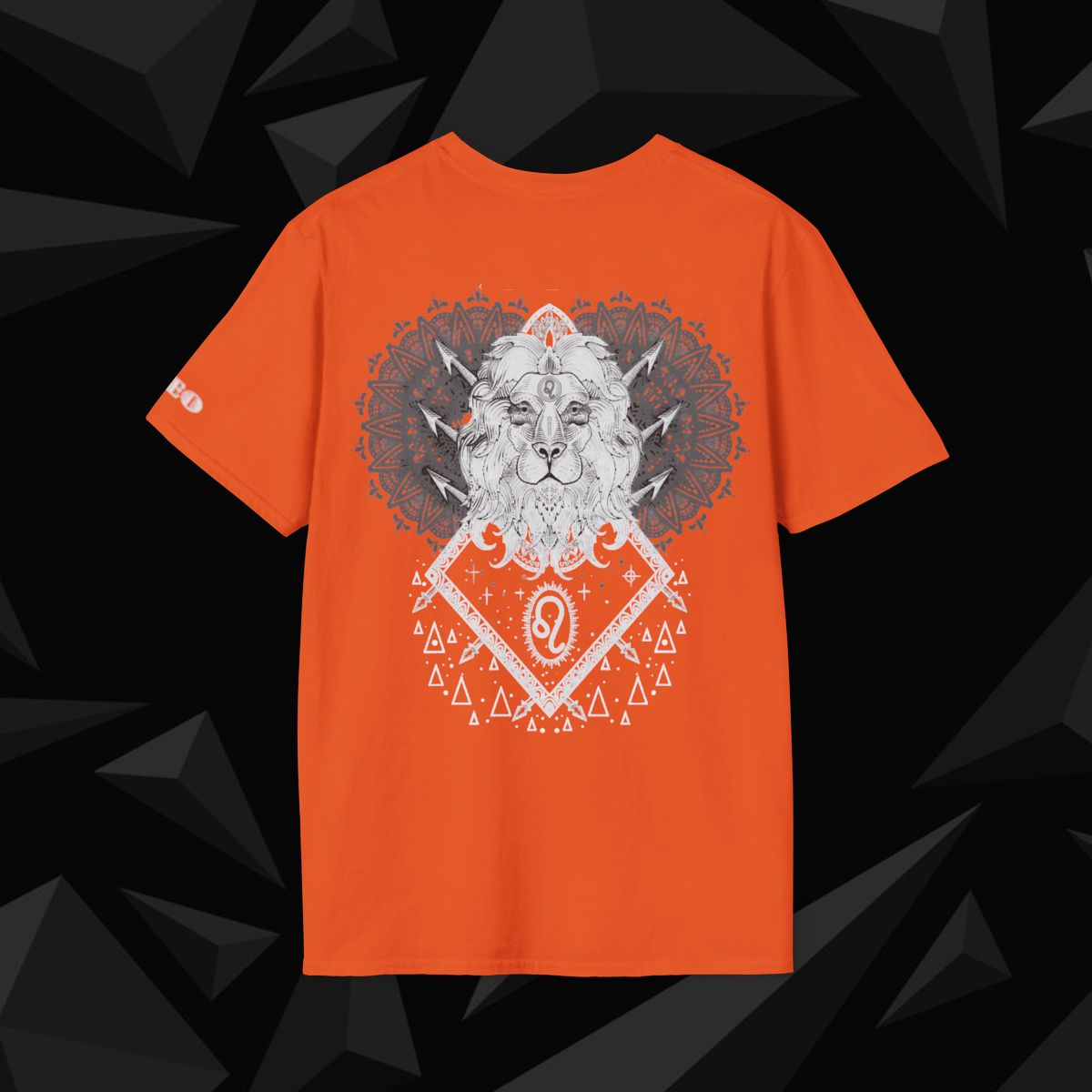 Constellation Graphic Leo Tee - Orange